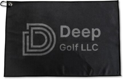 Golf Towel with Clip Holder, Microfiber Cleaning Cloth, Golf Accessories for Men Women, Gifts for Men Dad Him, Gag Present, Cool Stuff, Cart Gear Essentials